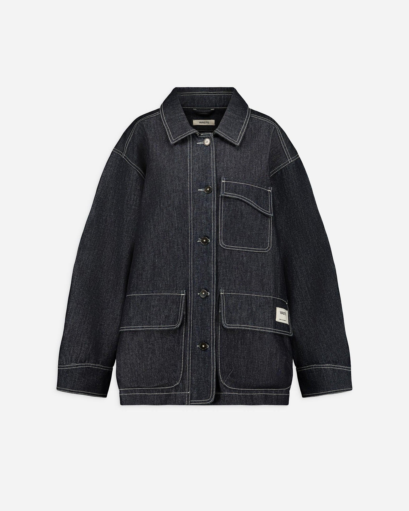 Pascal - Veste Oversize Denim Brut