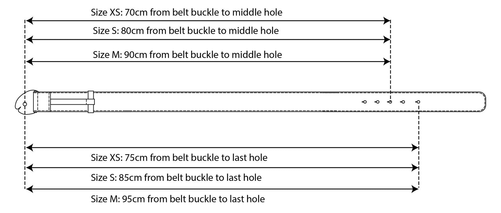 Milo - Black Leather Belt