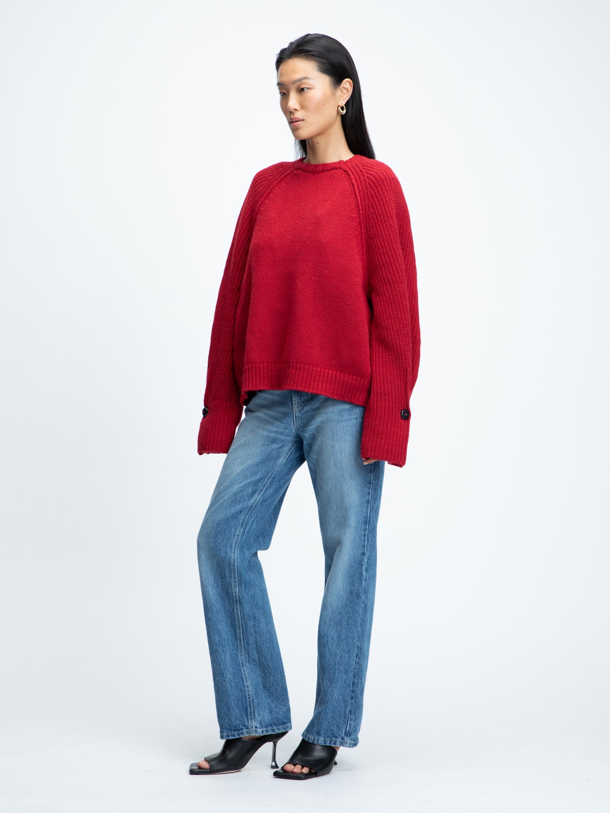 Washington - Pull Laine Rouge