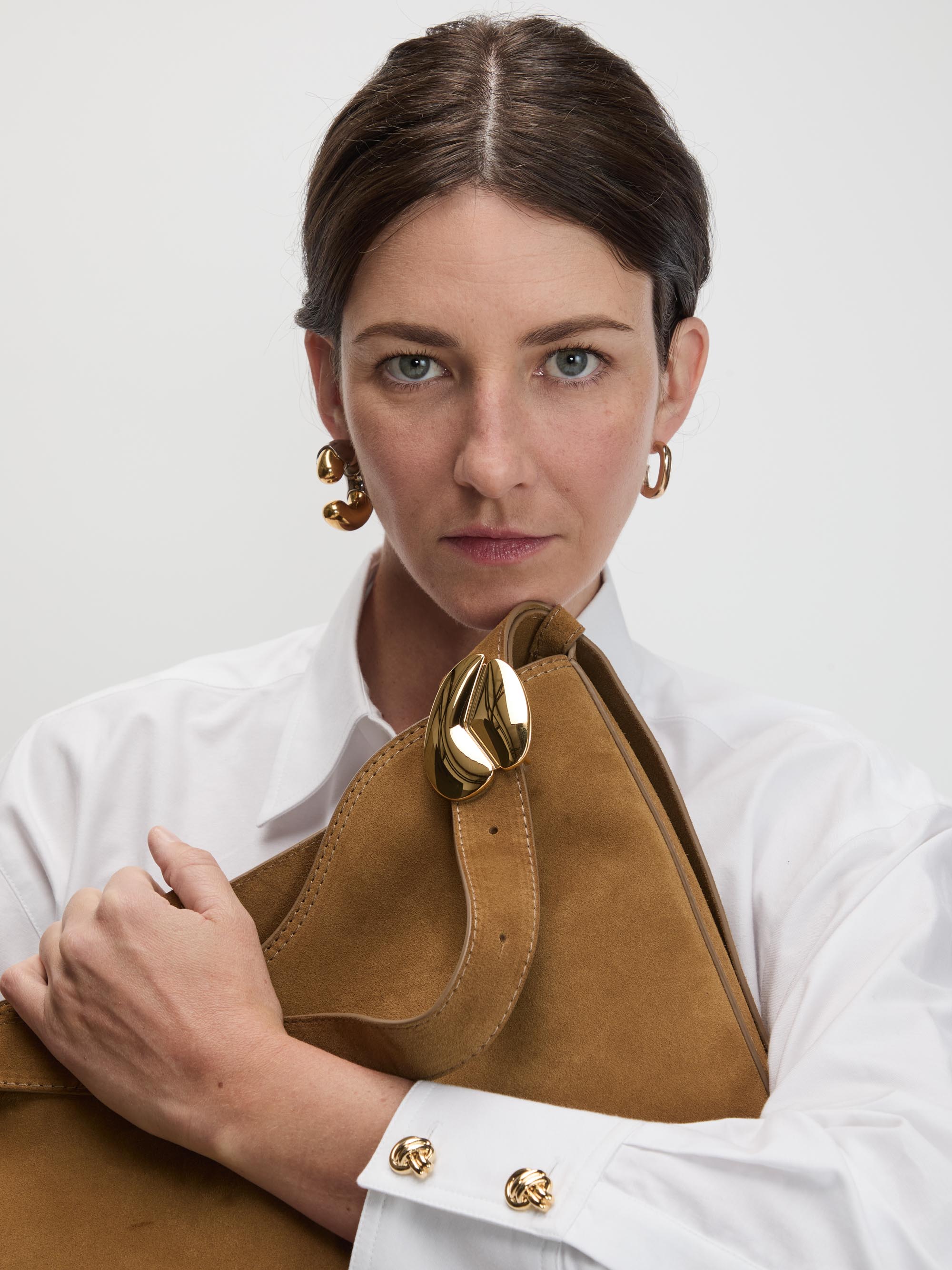 Charlie - Tobacco Leather Tote Bag