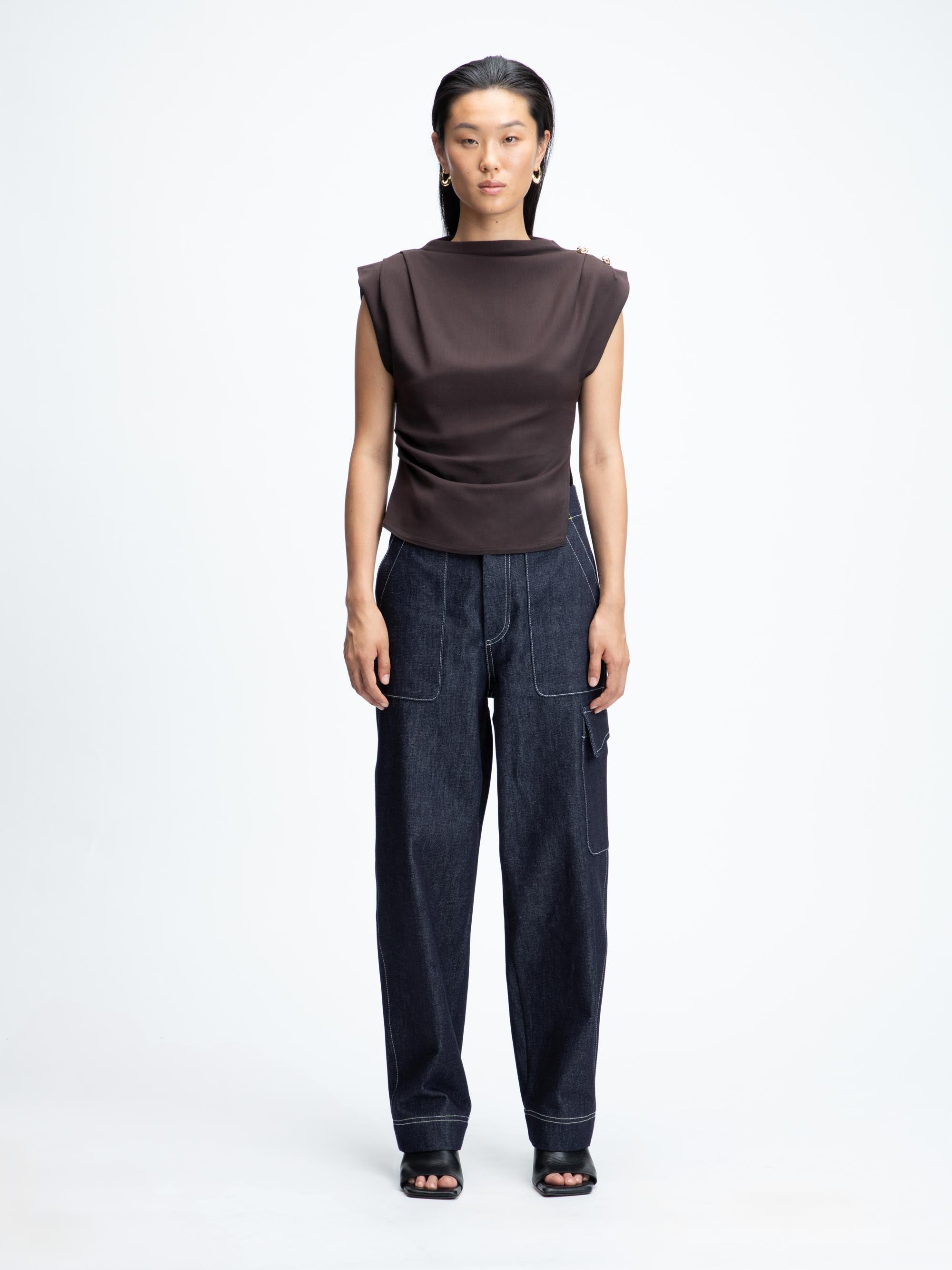 Michigan - Chocolate Blouse