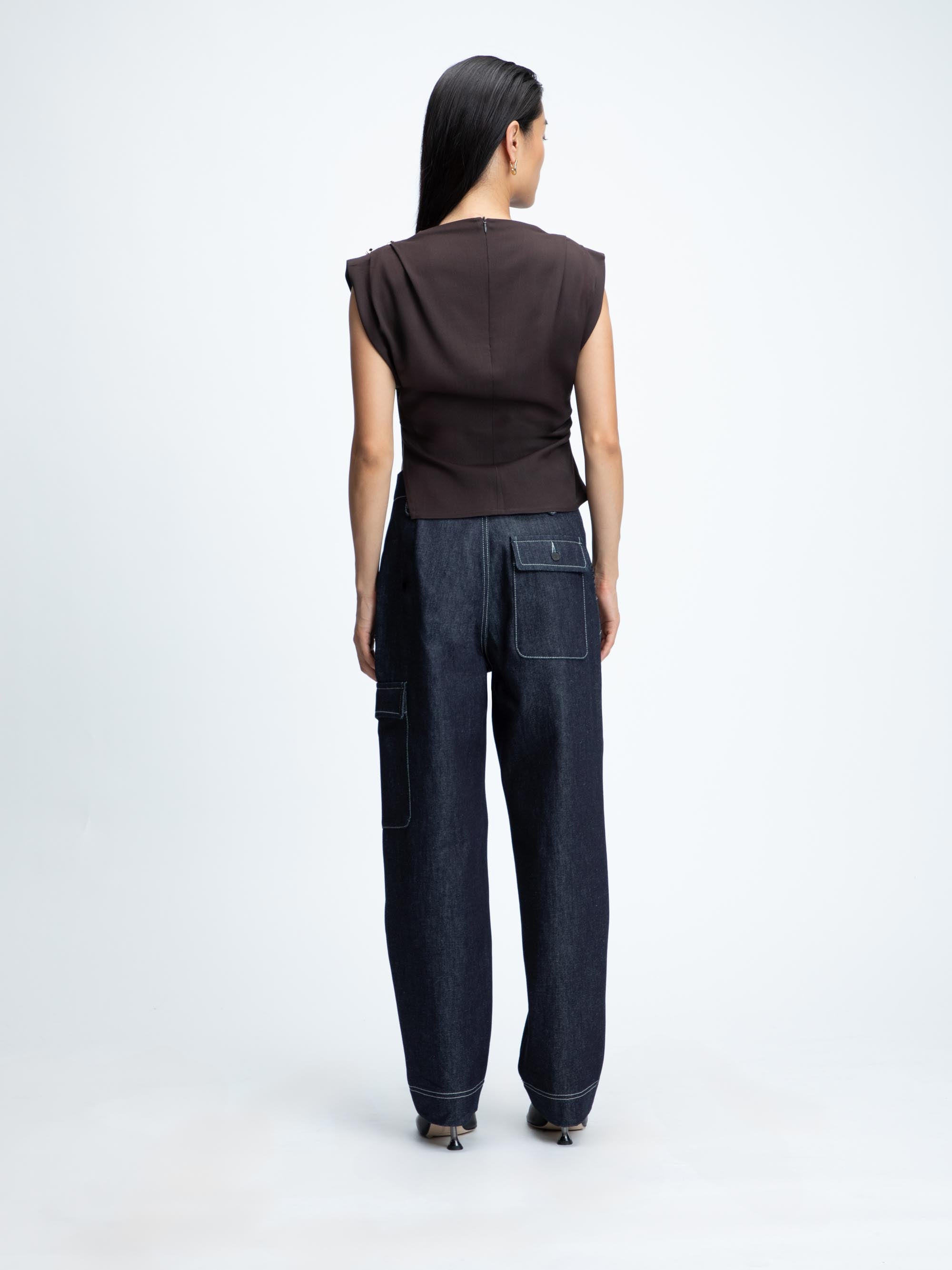 Michigan - Chocolate Blouse