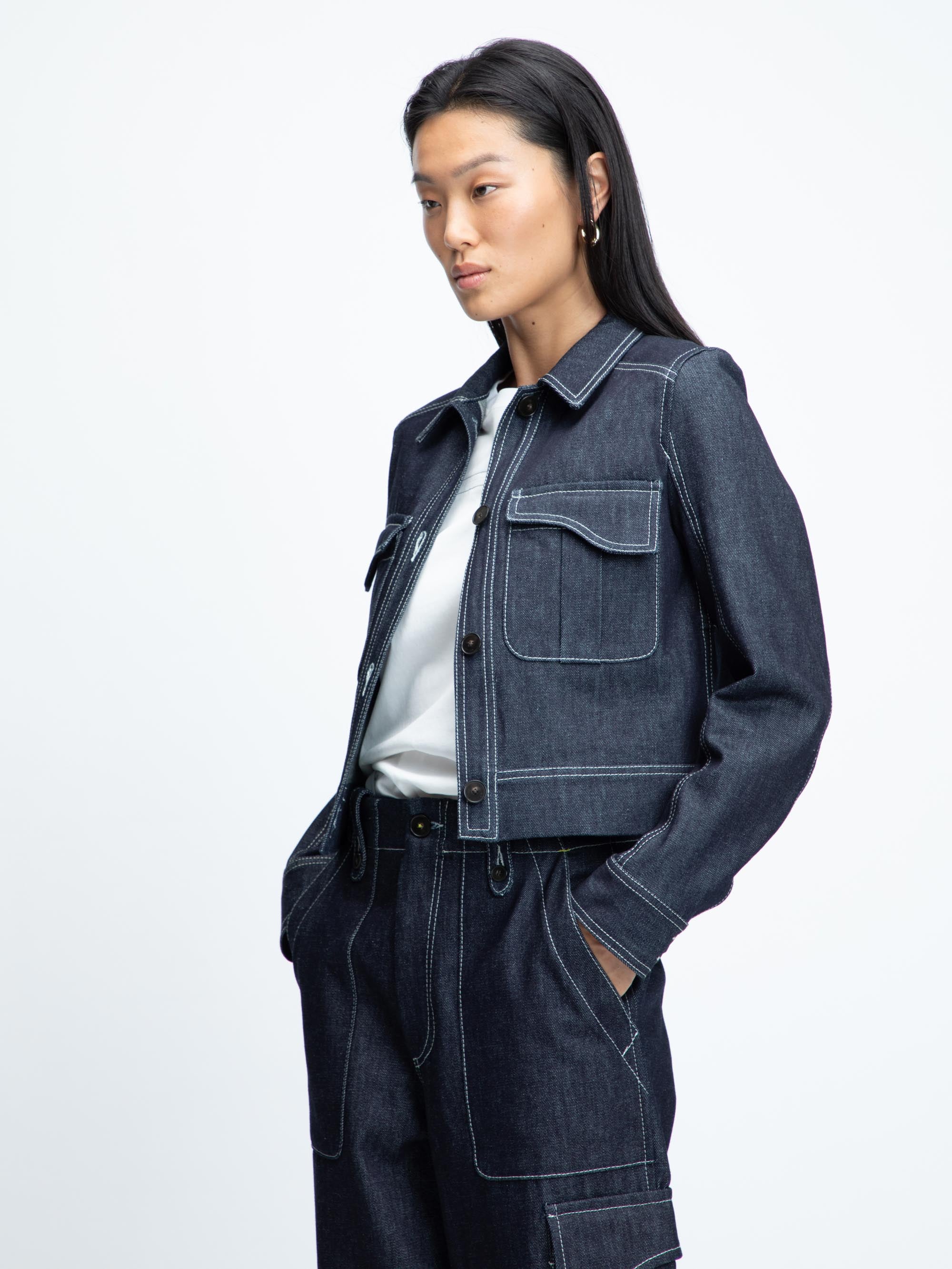 Joe - Veste en Denim Brut