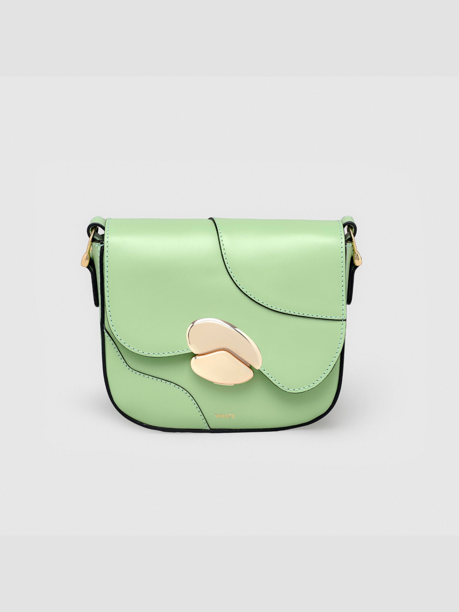 Frankie - Sac à Main Cuir Vert Pistache