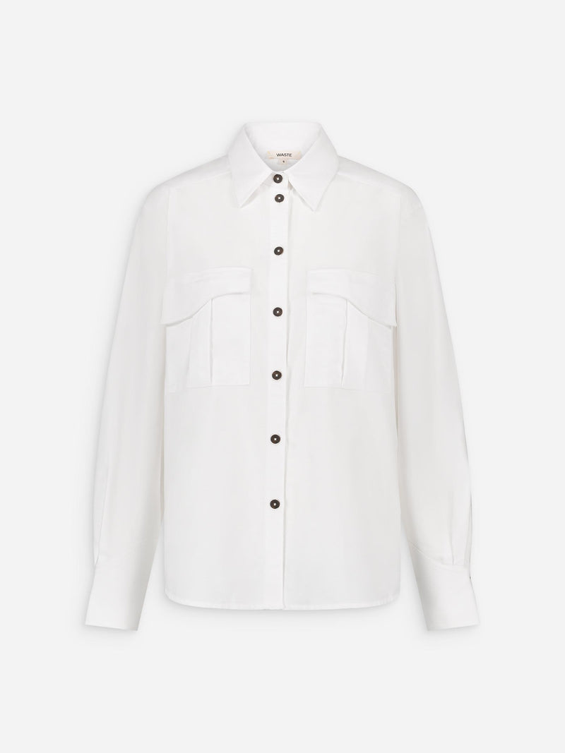 Cali - Chemise Cargo Blanche