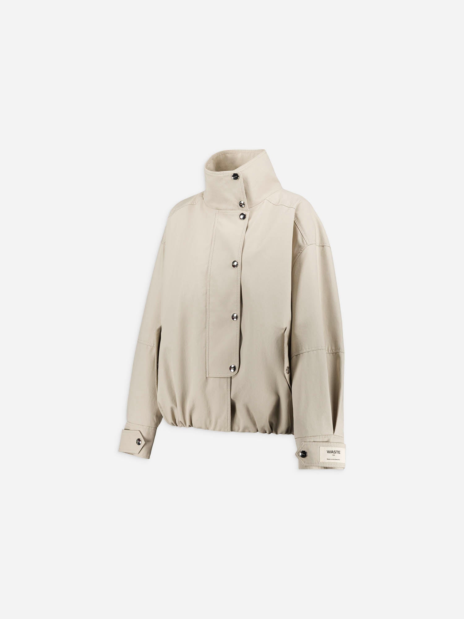 Perry - Veste Col Montant Beige