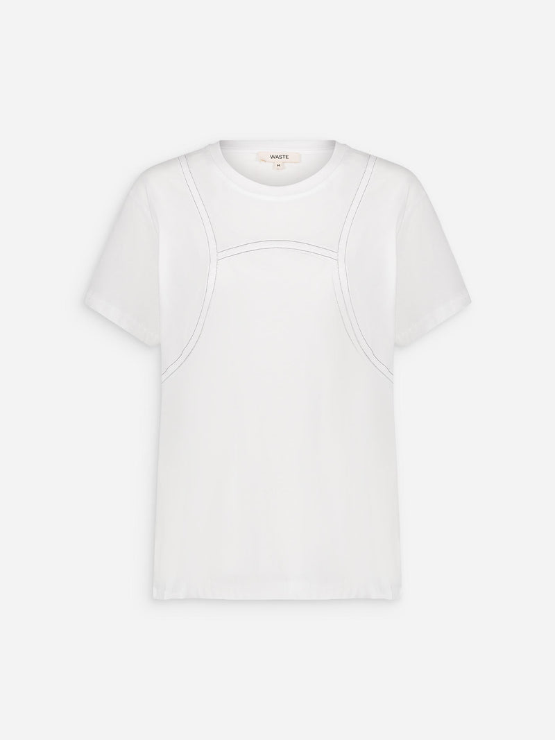 Curvy - T-Shirt Blanc