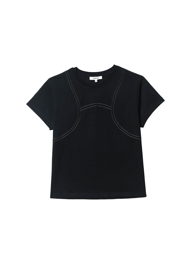 CURVY Black T-Shirt